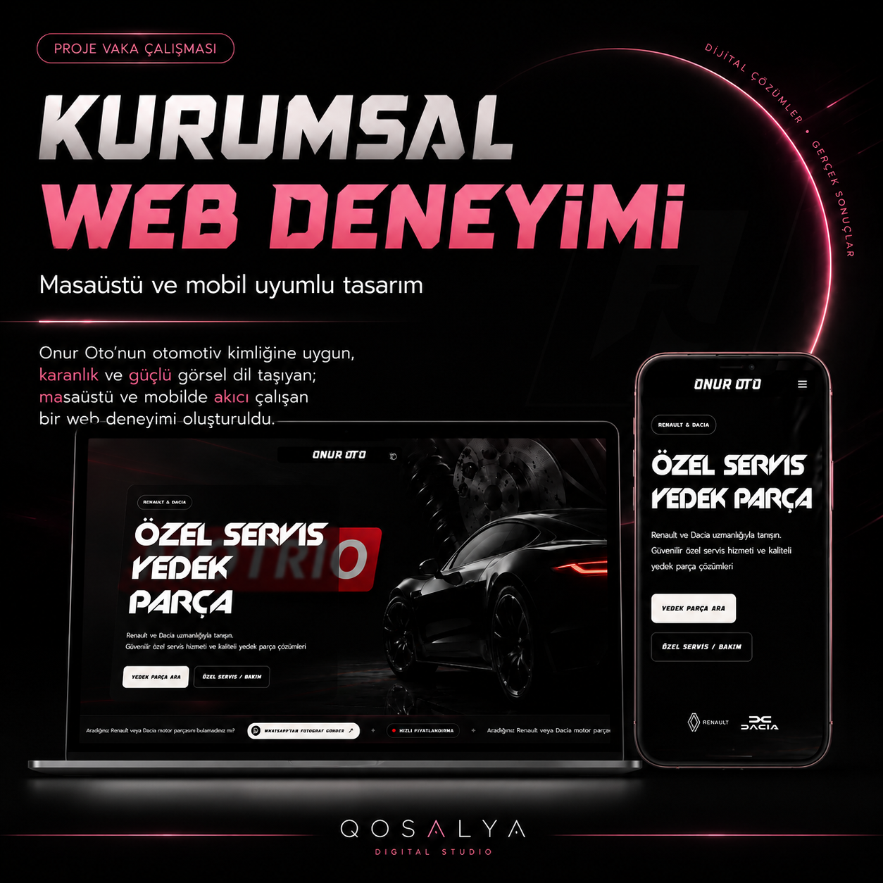 Onur Oto bayi paneli